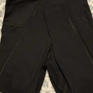girlfriend collective compression Black leggings EUC size large